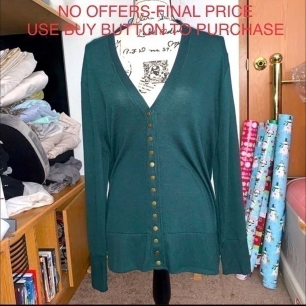 Forester Green Cardigan